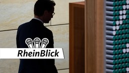 Hendrik Wüst (CDU) nach seiner Rede zum Haushalt im Landtag NRW