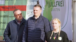 Landrat Klimpel und Bürgermeister Stockhoff bei "Müllfrei Dorsten"