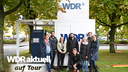 Das Digital-Team von WDR aktuell auf der Newsroomtour in Warburg