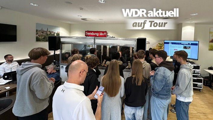 Newsroomtour Warburg Hörfunk