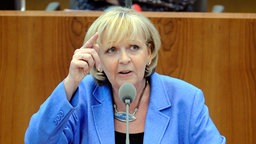 Hannelore Kraft spricht im Landtag