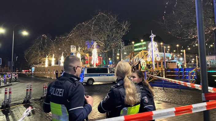 Polizeiaktion auf dem Kölner Heumarkt