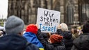 Wir stehen mit Israel - Pro-Israel-Demo vor Kölner Dom am 05.11.2023