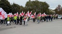 Tarifdemo in der Papierindustrie in Düren