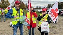 Tarifdemo in der Papierindustrie in Düren