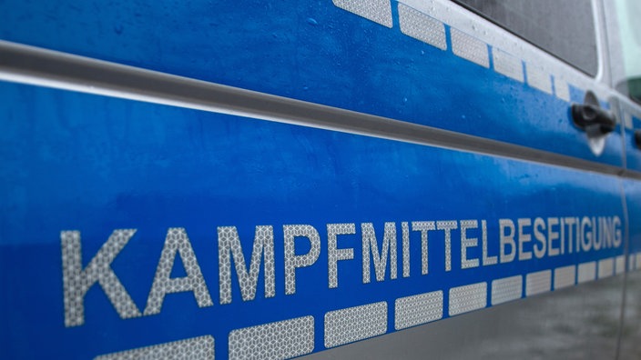 Auto der Kampfmittelbeseitigung