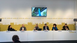 Pressekonferenz zur Sperrung der Haarbachtalbrücke auf A544 