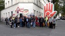 Gruppenbild des Anwohnerprotests