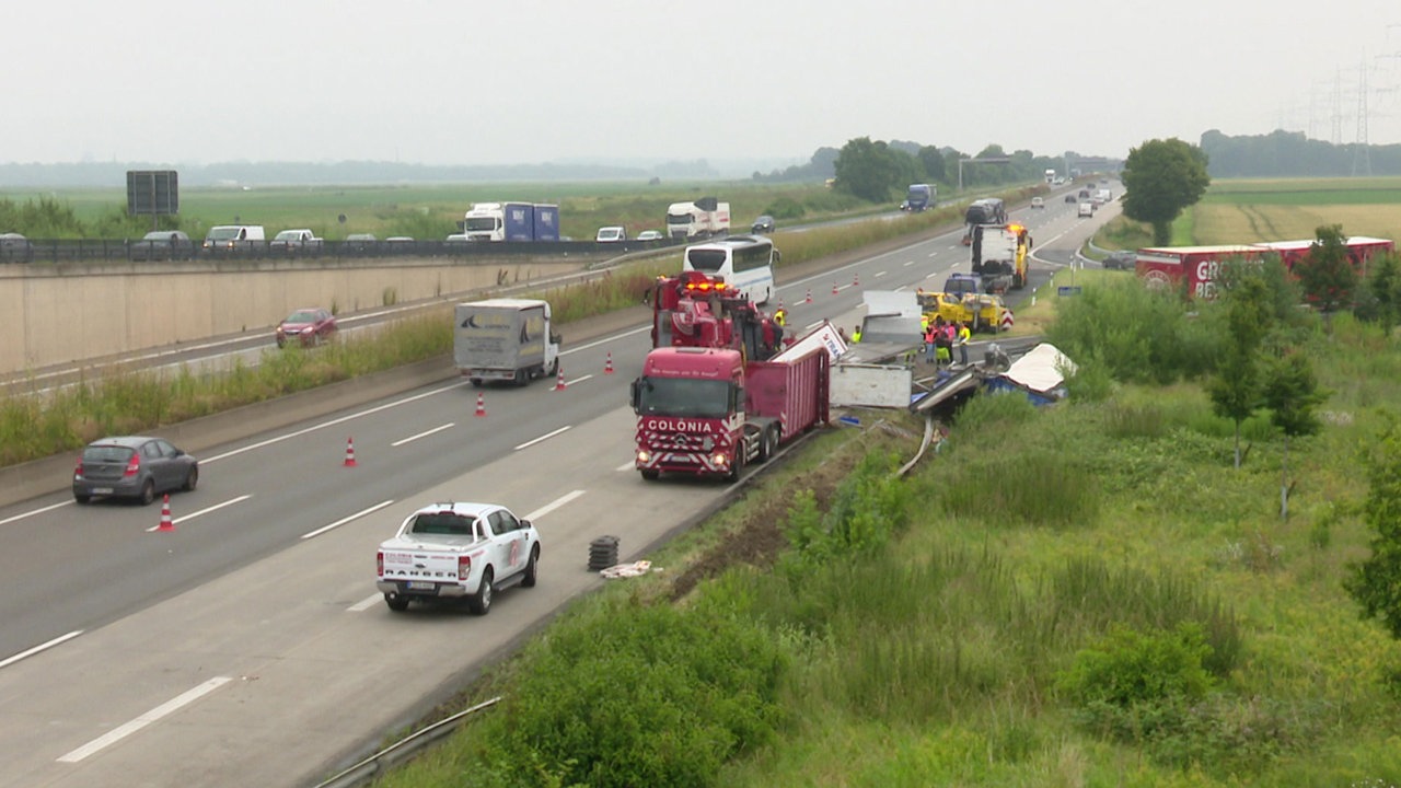 A4 LKW Unfall