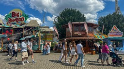 Das Weintürmchen auf der Düsseldorfer Rheinkirmes