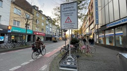 Verkehrsversuch Venloer Straße in Köln-Ehrenfeld