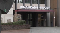 Das Finanzamt in Siegen von außen