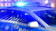 Blaulicht von Polizeiauto