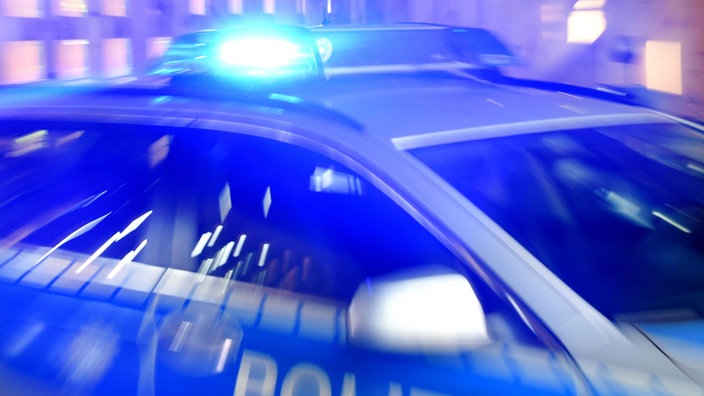 Blaulicht von Polizeiauto