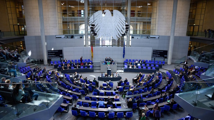 Eine Debatte im Bundestag 