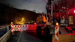 Lennebrücke gesperrt: Bauarbeiten