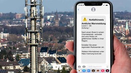 Cell Broadcast Warndienst über das Mobiltelefon per SMS