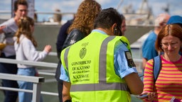 Hier wird kontrolliert, ob Touristen 5 Euro Venedig-Eintritt gezahlt haben