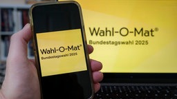 Wahl-O-Mat auf dem Handy