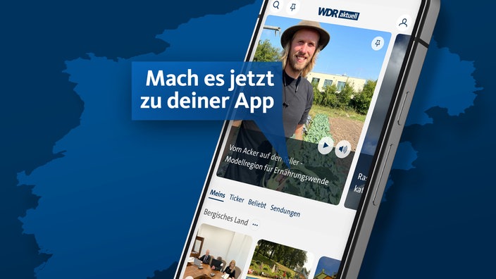 Die neue WDR aktuell App: Mach es jetzt zu deiner App!