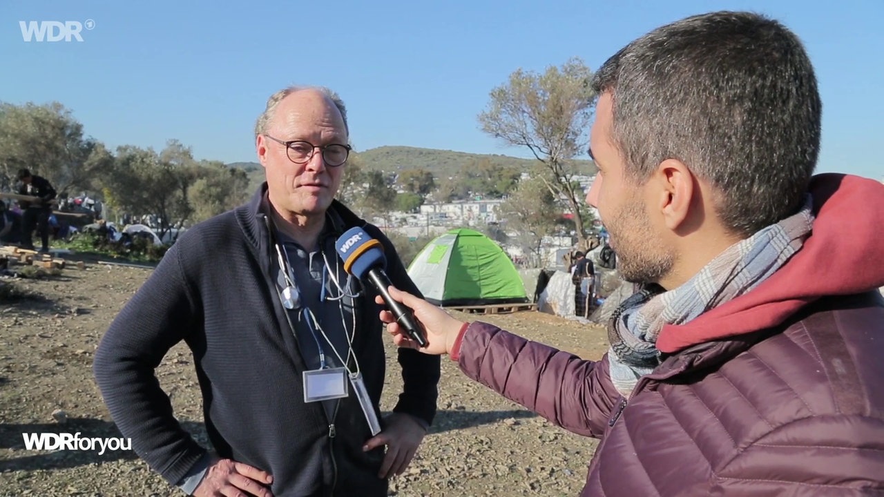 Die medizinische Versorgung in Camp Moria