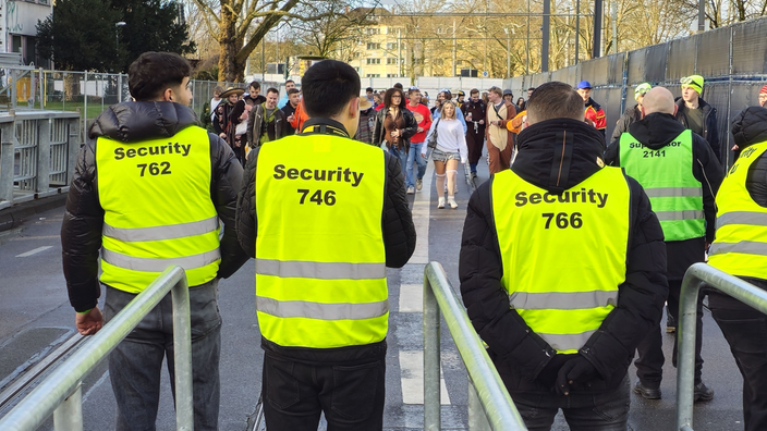 Security beim Einlass