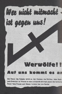 Werwolf-Plakat mit Wolfsangel