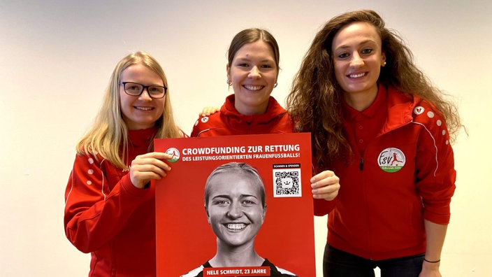 Anna-Lena Meier, Pauline Berning, Shpresa Aradini (von links nach rechts)