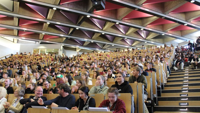 Studierende an der Uni Siegen