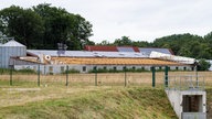 Aufräumarbeiten nach einem schweren Unwetter