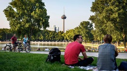 Chillen am Aachener Weiher in Köln 