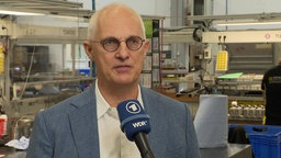 Olaf Tünkers, einer der Geschäftsführer der Maschinenbau-Firma Tünkers in Ratingen