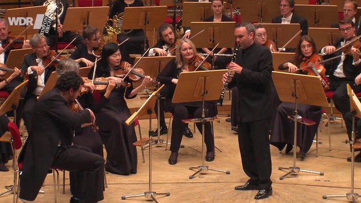 Jörg Widmann spielt Weber Klarinettenkonzert Nr. 1 in der Kölner Philharmonie