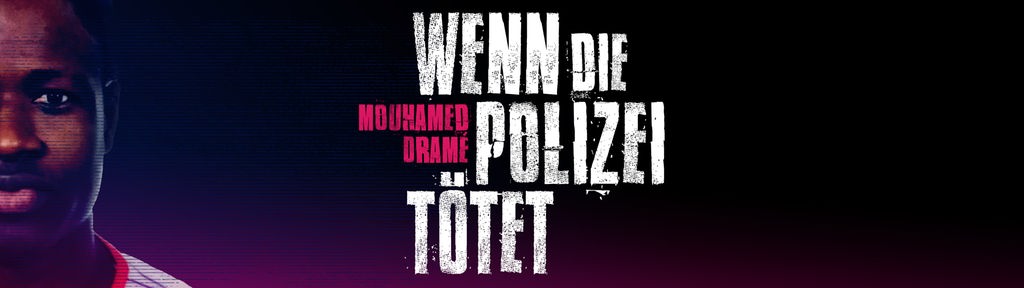 Foto von Mouhamed Dramé mit dem Titel des Podcasts "Wenn die Polizei tötet"