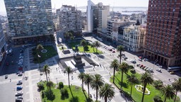 Plaza Independencia in Montevideo, Uruguay