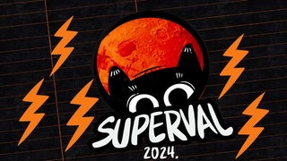 Superval festival mladih bandova; logo