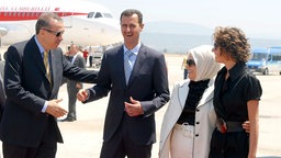 Recep Tayyip Erdogan und Baschar al-Assad