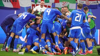 Nach 1:1 gegen Kroatien, Italien jubelt für das EM-Achtelfinale