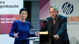 Sarah Wagenknecht und Hans Georg Maaßen