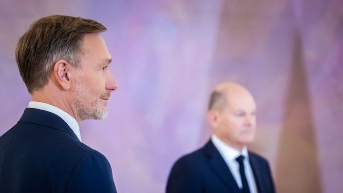 Christian Lindner i Olaf Scholz