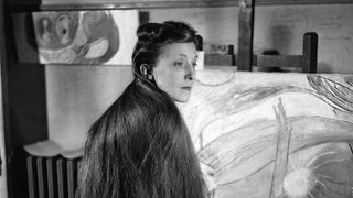 Die Bildhauerin Louise Bourgeois.