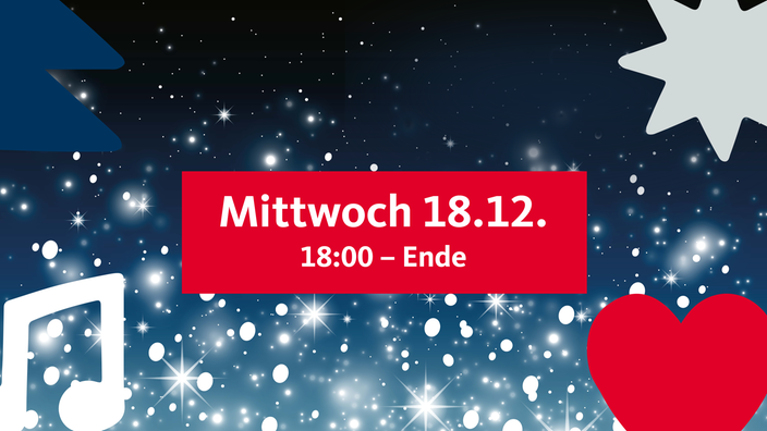 WDR 2, Weihnachtswunder, Relive, Mittwoch, 18-22