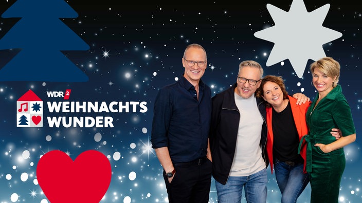 WDR 2 Weihnachtswunder Moderator:innen