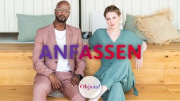 Die Podcast-Hosts Annabell Neuhof und Yared Dibaba