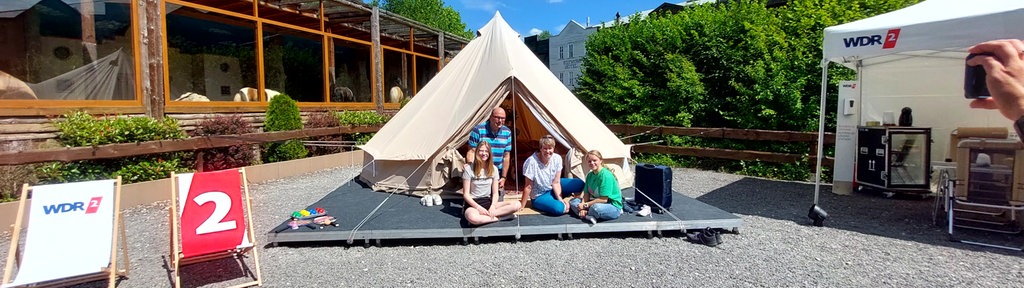 Übernachten im Zelt bei den Karl-May-Festspielen auf dem Elspe Festival