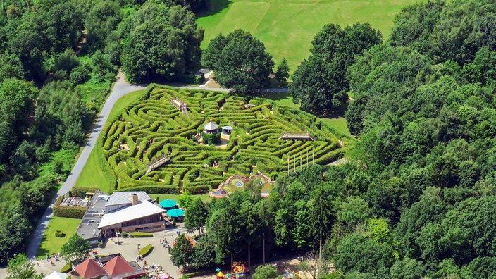 Heckenlabyrinth am Dreiländereck