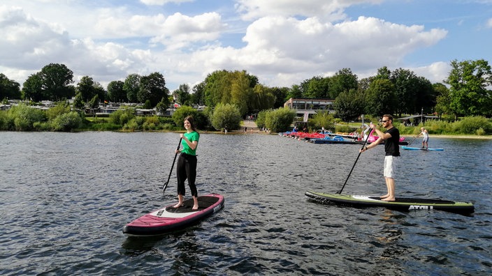 SUPs auf dem Möhnesee