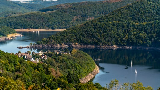 Blick auf den Rursee