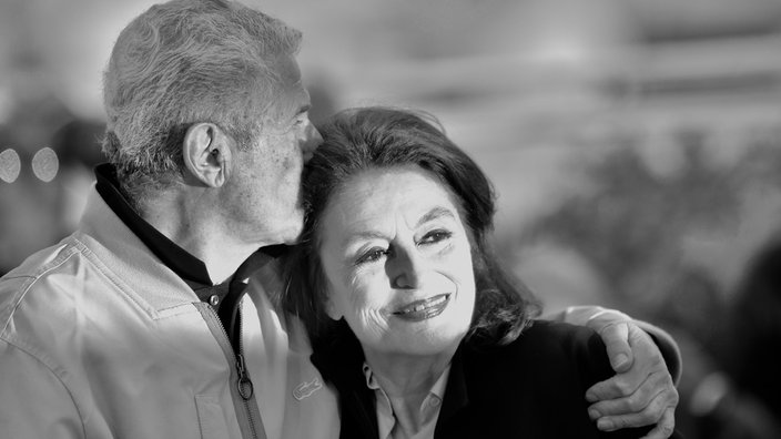 Anouk Aimée beim Film Festival in Cannes 2019.