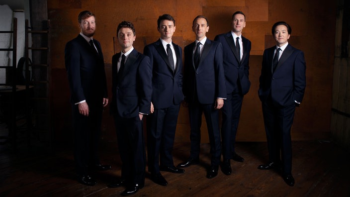 Die A-capella-Band "The King's Singers".